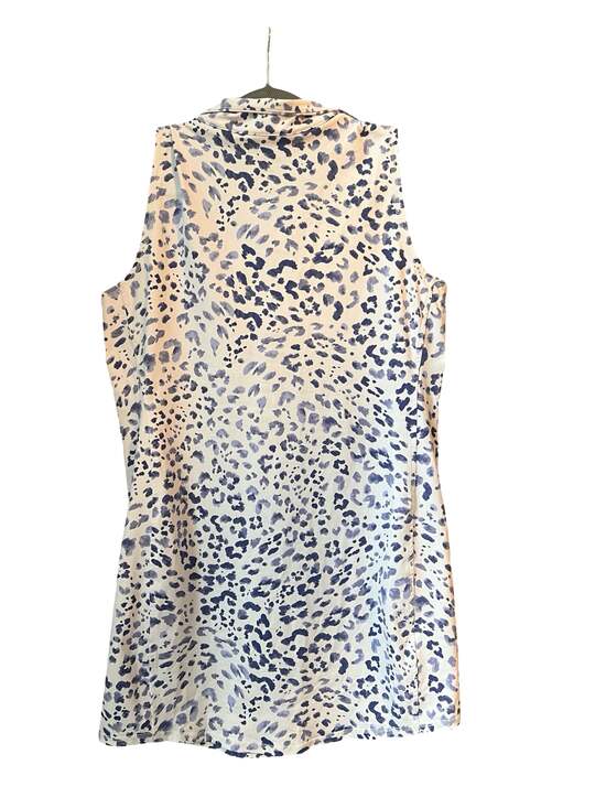 Tommy Bahama Aubrey IslandZone Leopard Print Sleeveless Golf Dress Medium - Picture 3 of 5